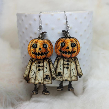 🎃Handmade Halloween signature earrings👻
