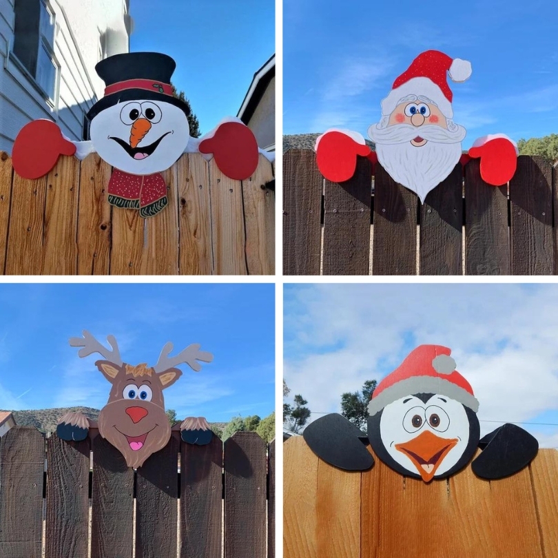 Garden Christmas Decoration Plaque