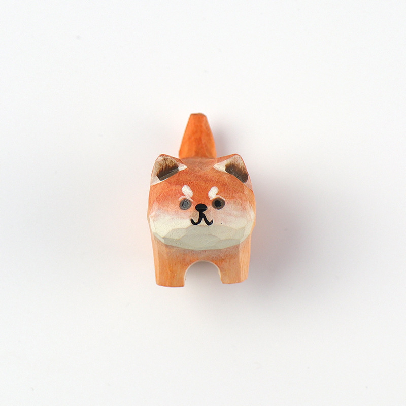 Handcrafted Miniature Funny Wooden Bear Statue (Limited Time Discount)