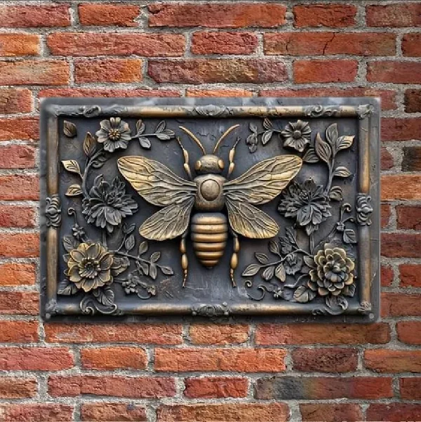 Vintage Chicken & Fresh Eggs Metal Sign