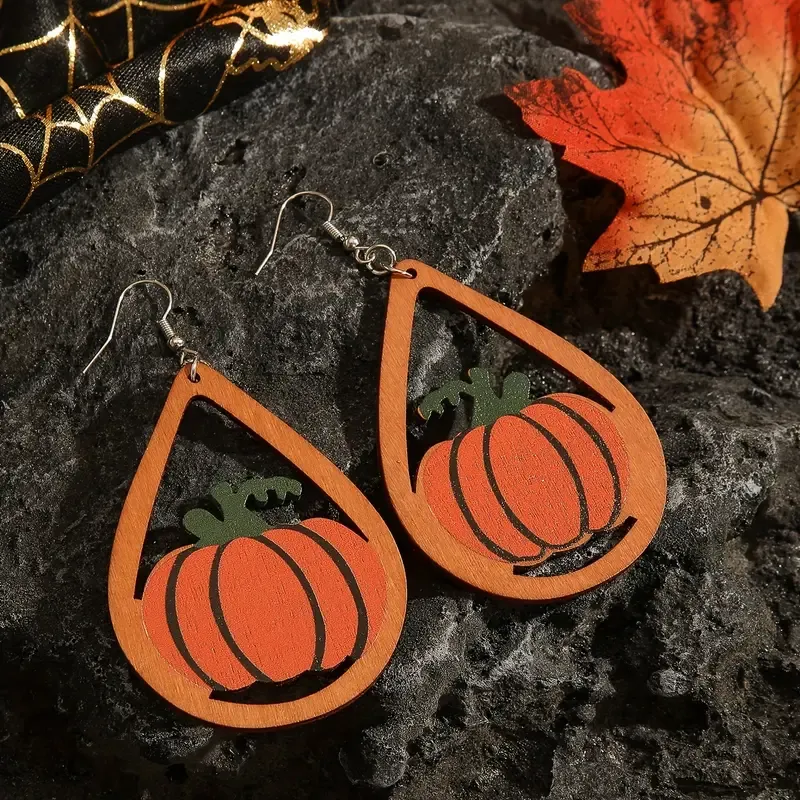 🎃Halloween Wooden Earrings