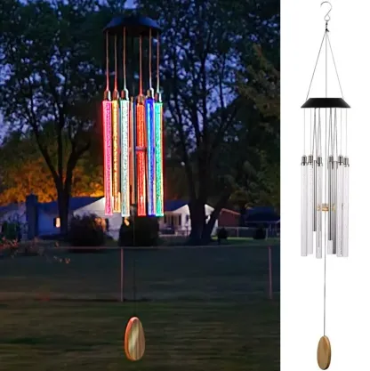 Solar Powered Musical Wind Chimes