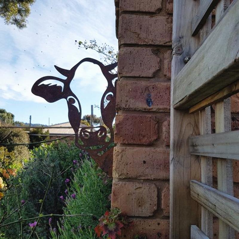 Garden Farm Peep Animals Metal Artwork Decoration