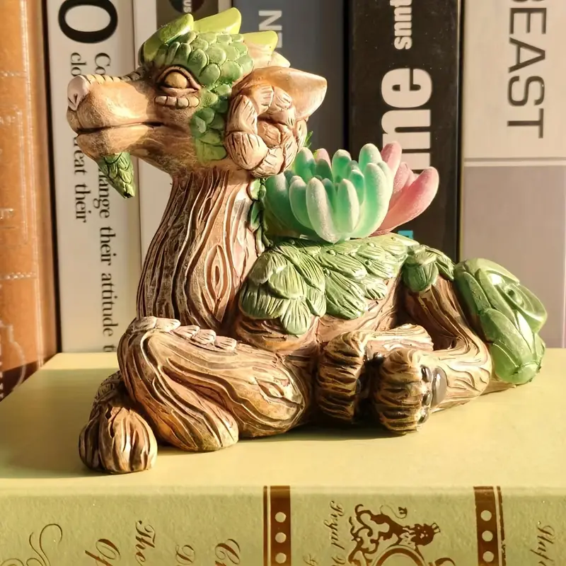🦖Sculptural Dragon Planter