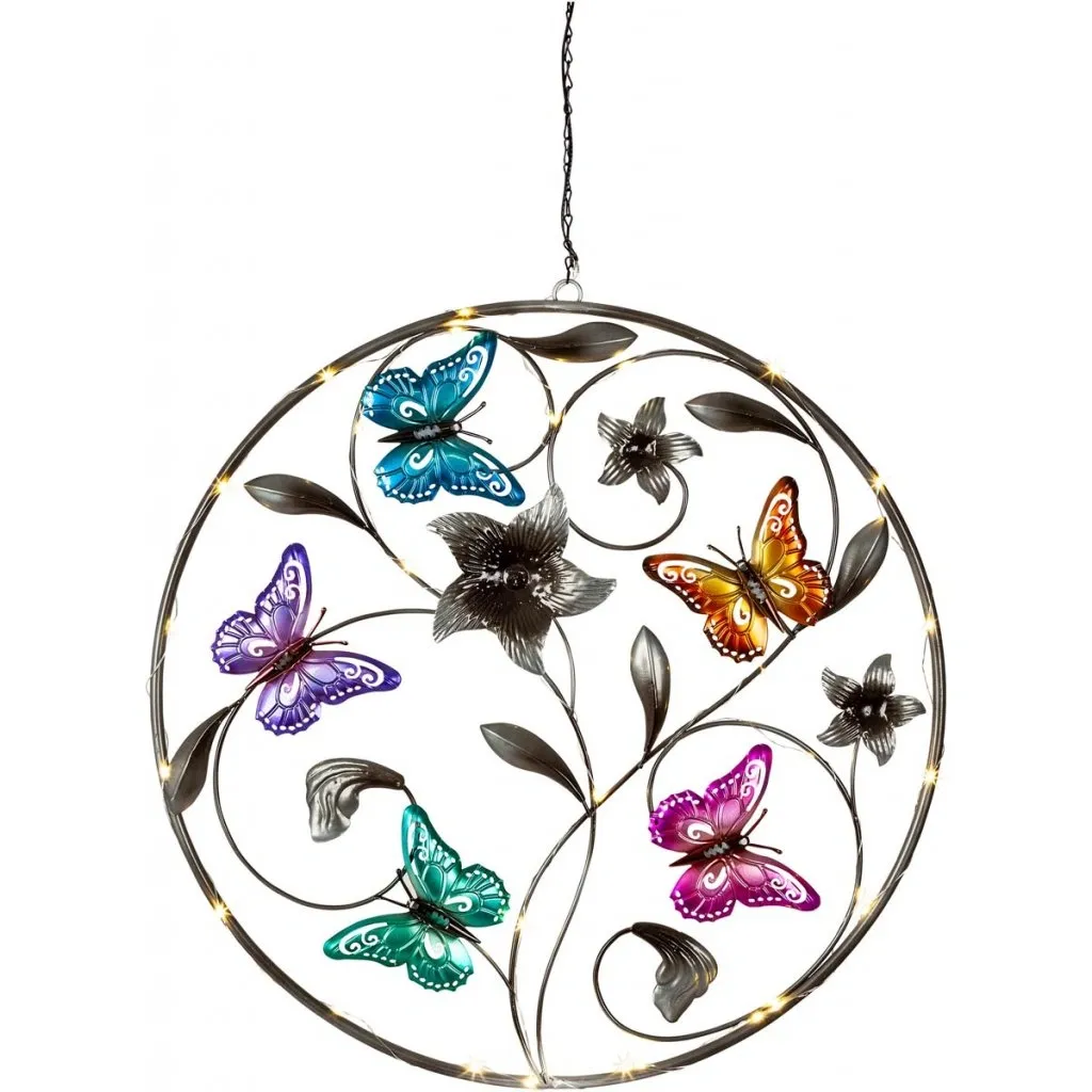 Butterfly Paradise Solar Ornament