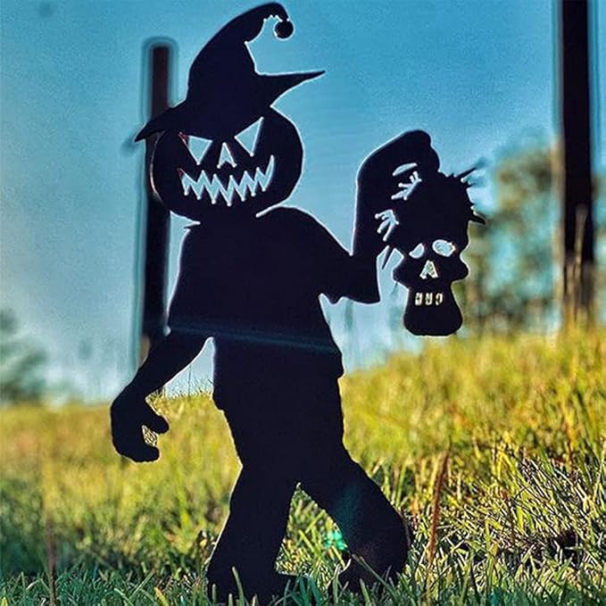 Zombie Kid Garden Sign | Metal Art
