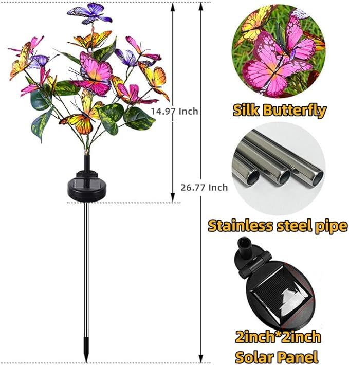 Solar Outdoor Butterfly Lights