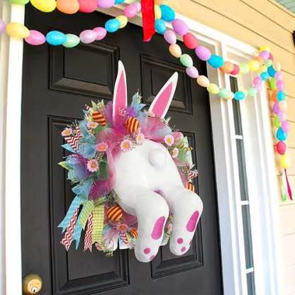 🐰Easter Bunny Wreath Decoration 🎀