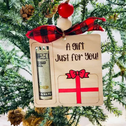 Wooden Money Holder Gift