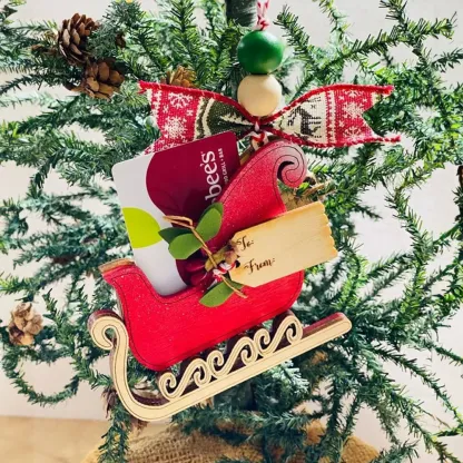 Wooden Money Holder Gift