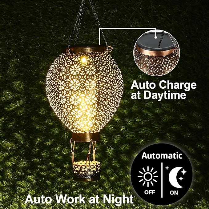 Hot Air Balloon Solar Lantern