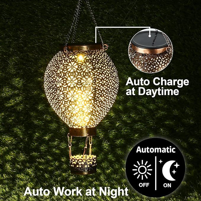 Hot Air Balloon Solar Lantern