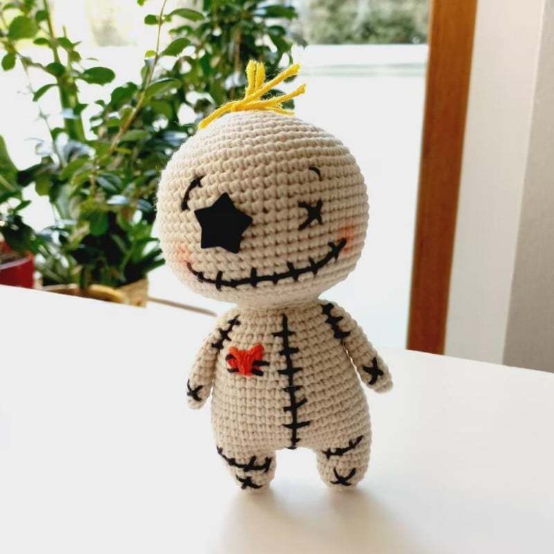 Handmade Crochet Halloween Cute Amigurumi Dolls Decoration
