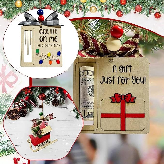 🎄Wooden Money Holder Gift | Christmas Gifts