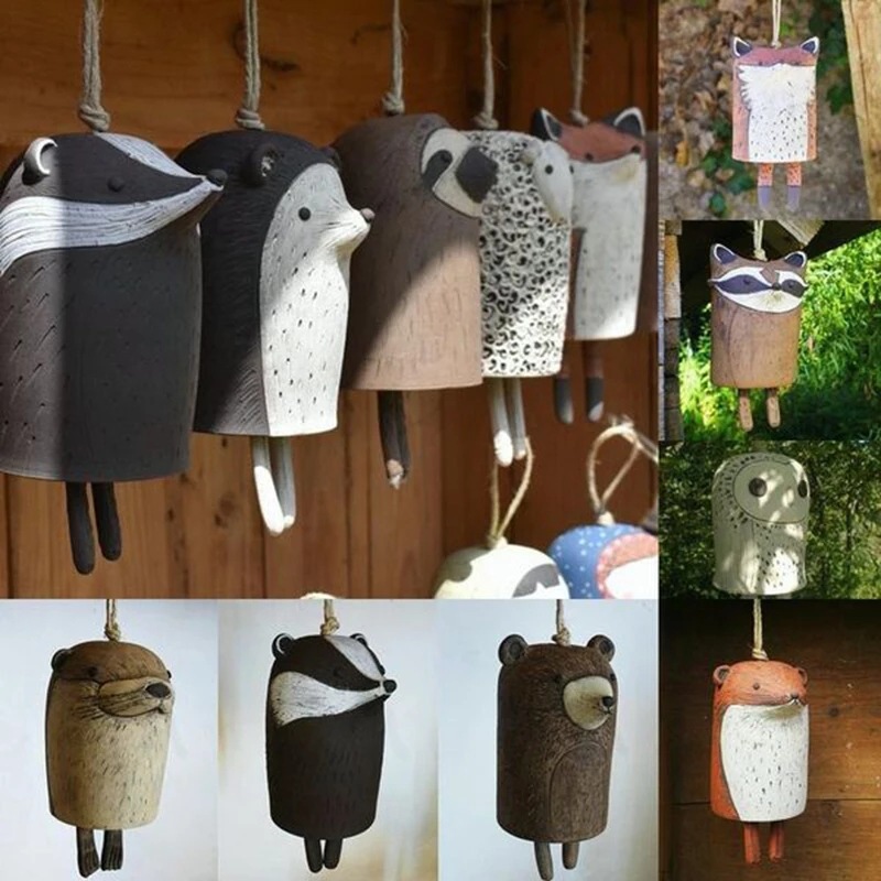 Beautiful Rustic Animal Wind Chimes,Boho Handmade Garden Decor Gift(Buy 2 Free Shipping).