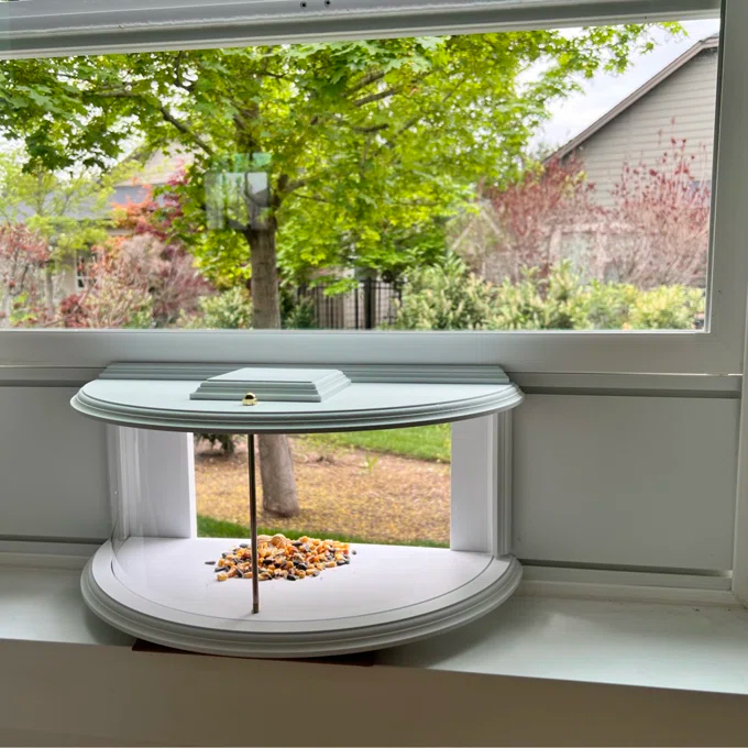 Clear View Window Tray Bird Feeder
