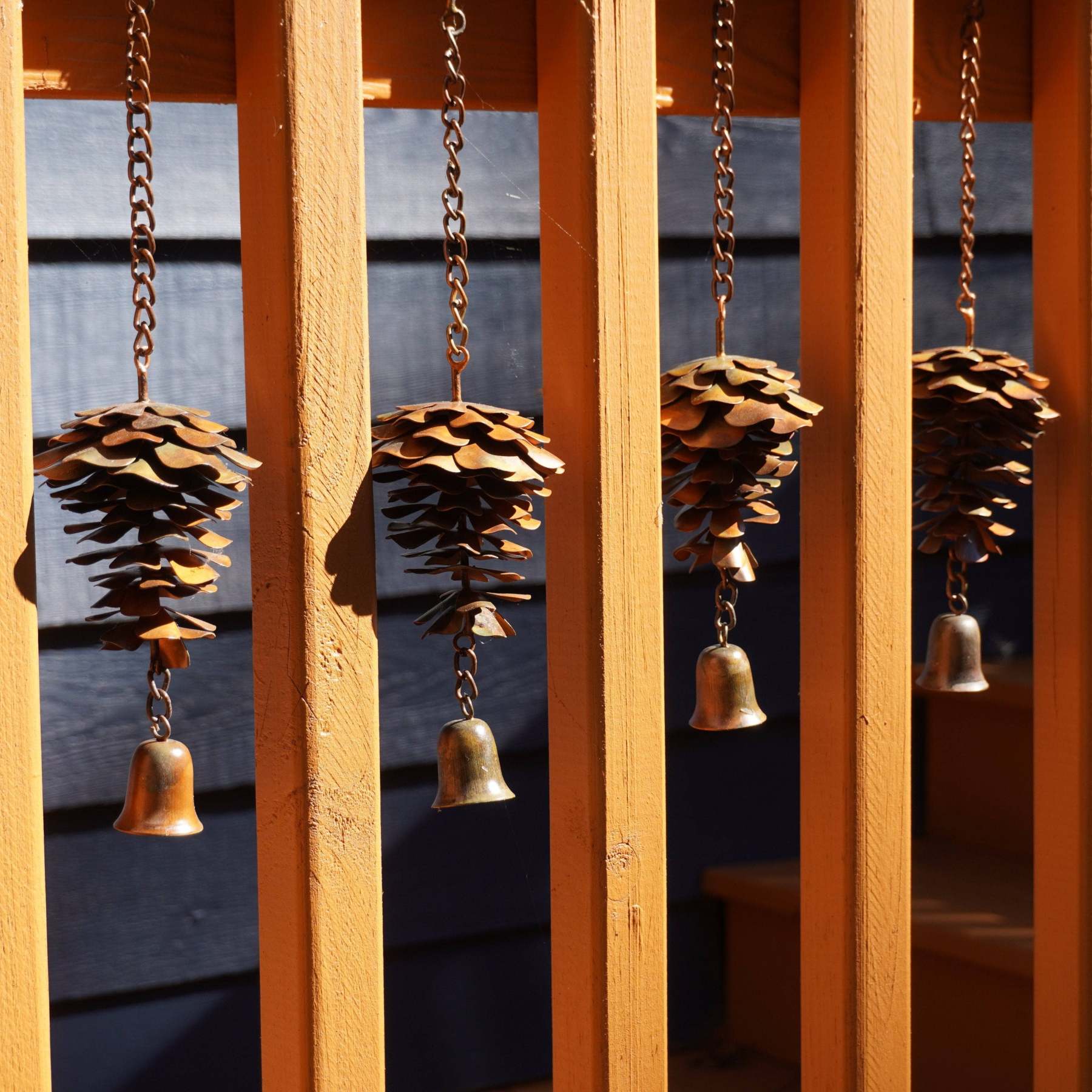 Pine Cone with Bell Ornament