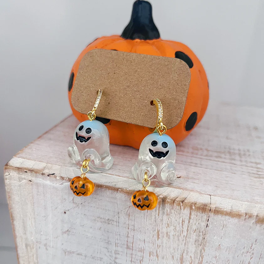 Handmade Halloween signature earrings