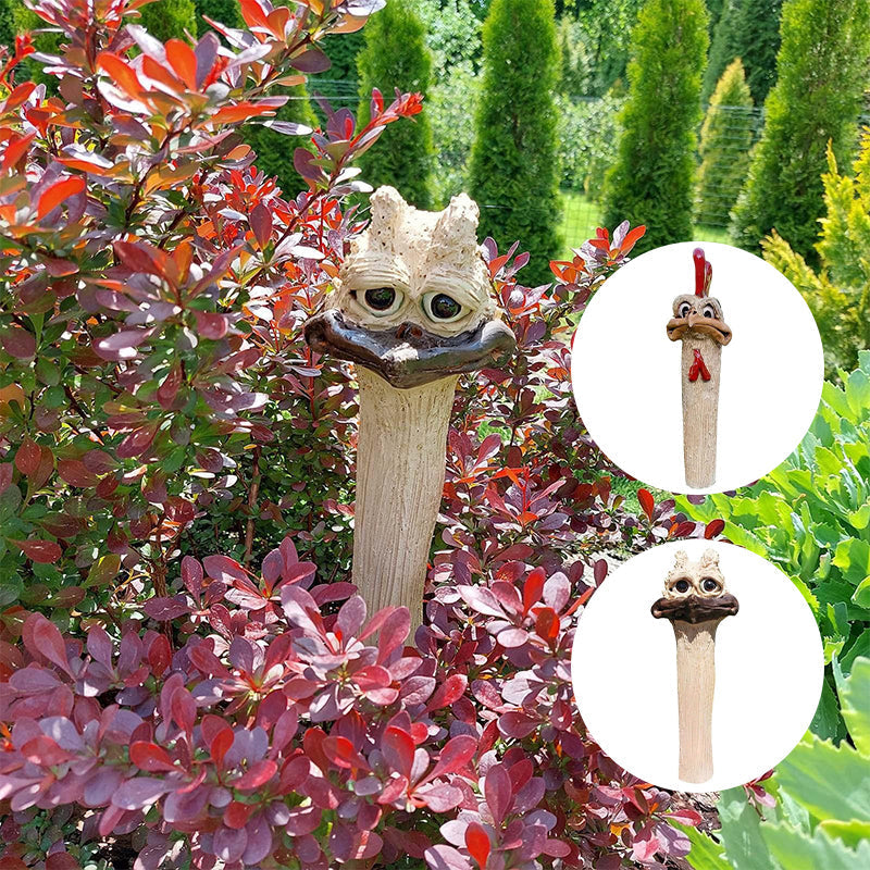 Funny Garden Hidden Chicken Statue Decoration