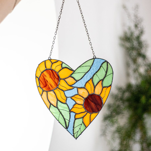 Pastoral Style Sunflower Chain Hanging Decoration