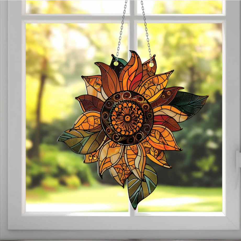 Pastoral Style Sunflower Chain Hanging Decoration