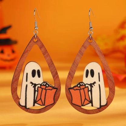 🎃Halloween Wooden Earrings