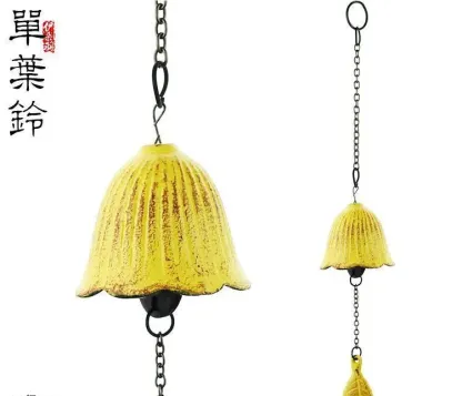Japanese cast iron wind chime hanging