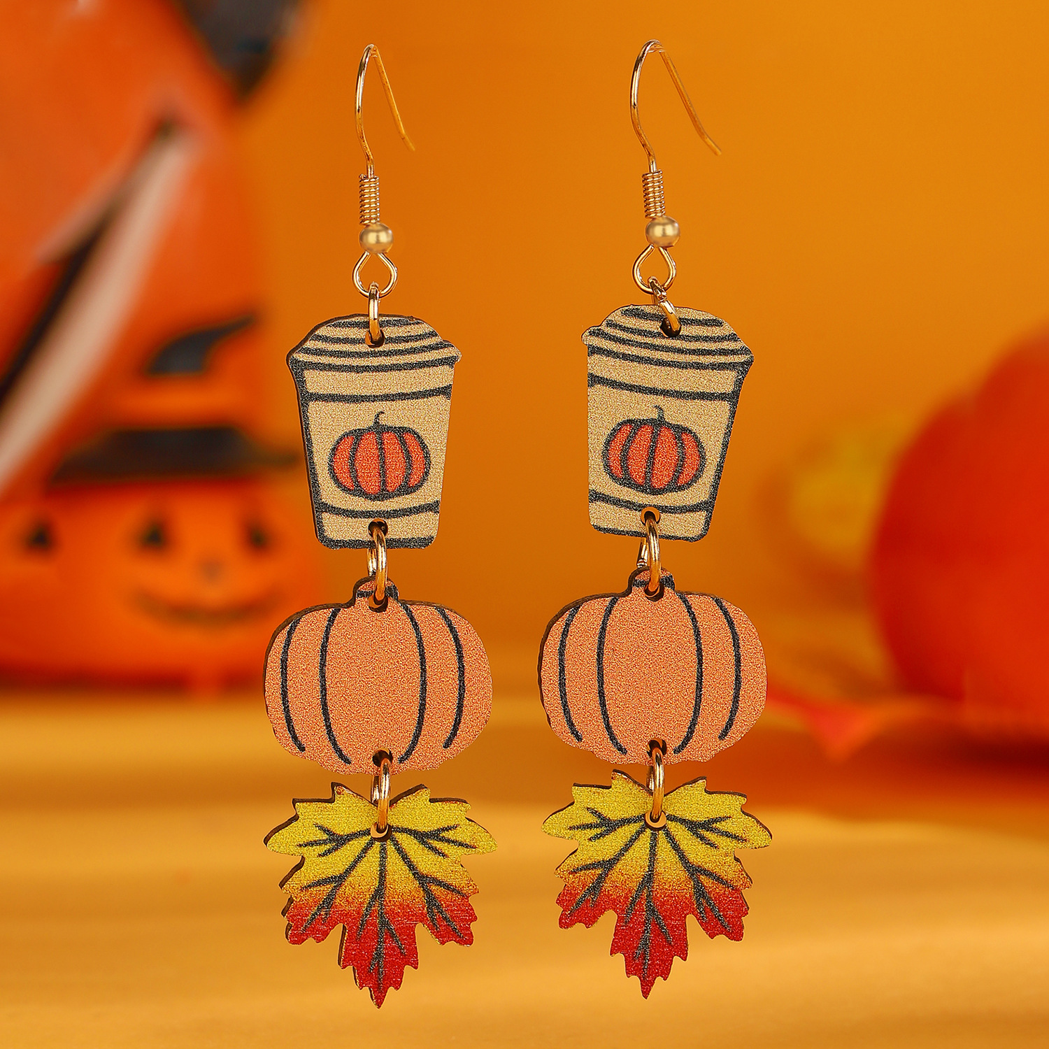 🎃Halloween Wooden Earrings