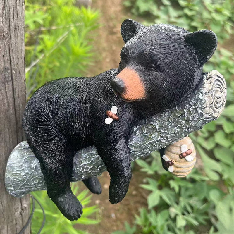 🐝Bee & Bear Cub Napping Out in a Tree🐻