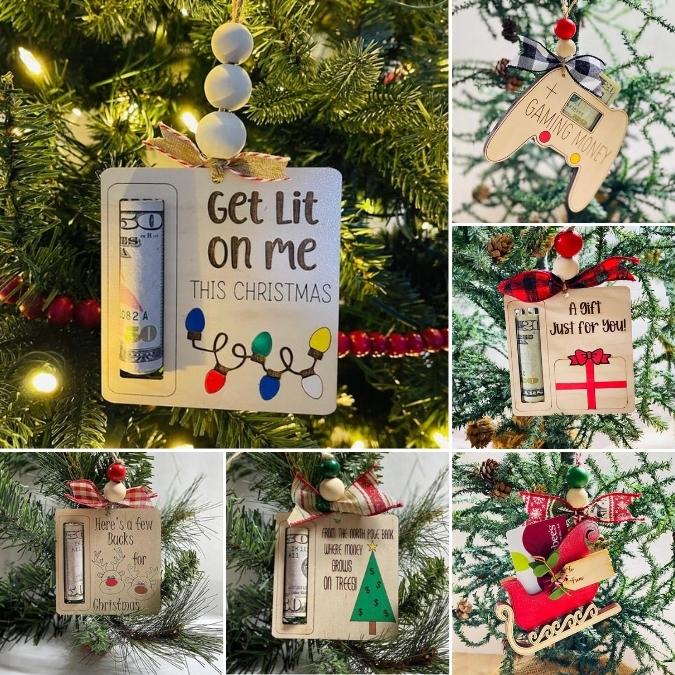 🎄Wooden Money Holder Gift | Christmas Gifts