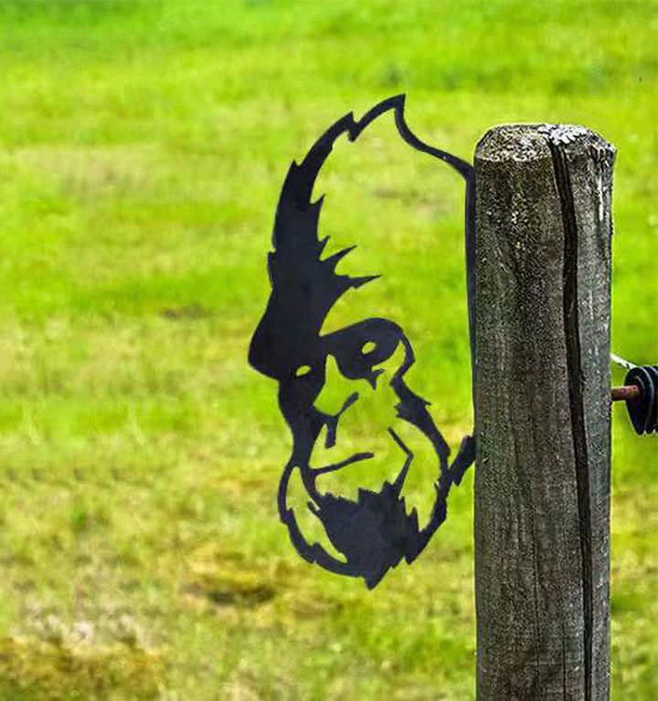 Garden Farm Peep Animals Metal Artwork Decoration