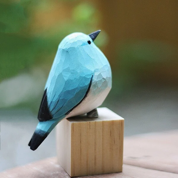 Woodcarving Bird | Woodcarving Art | Hand-painted Art