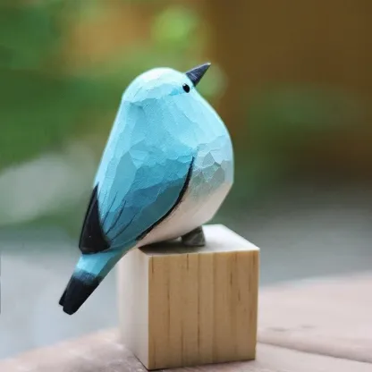 Woodcarving Bird | Woodcarving Art | Hand-painted Art