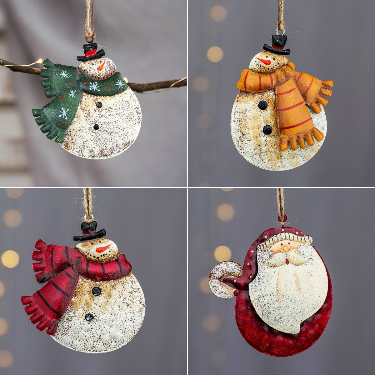 Retro Iron Art Christmas Angel Decoration