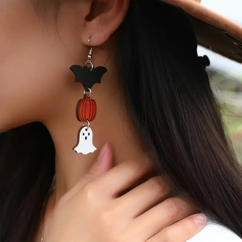 🎃Halloween Wooden Earrings