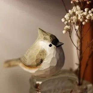 Woodcarving Bird | Woodcarving Art | Hand-painted Art