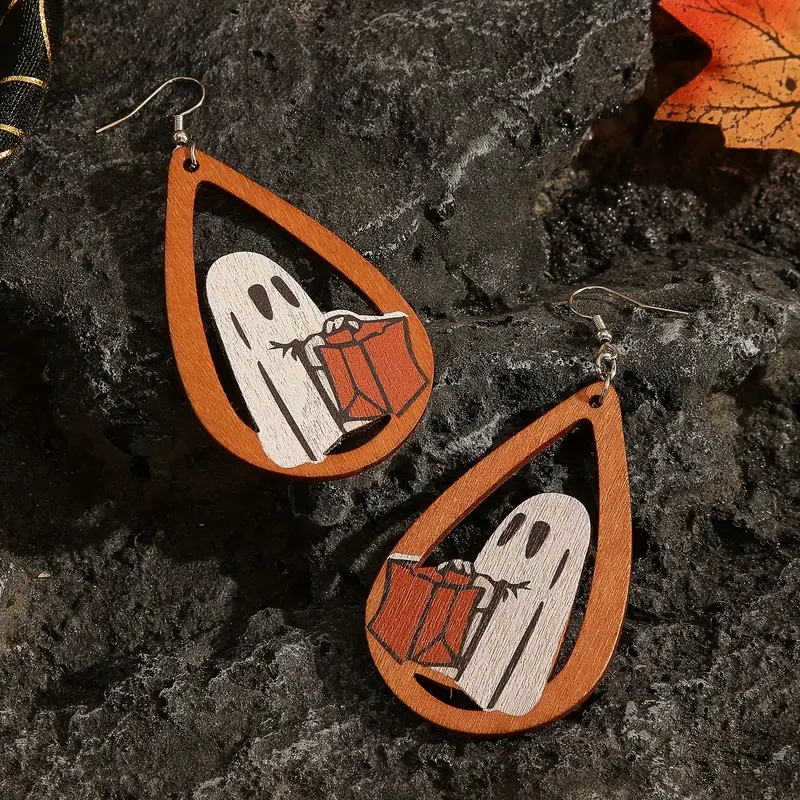 🎃Halloween Wooden Earrings