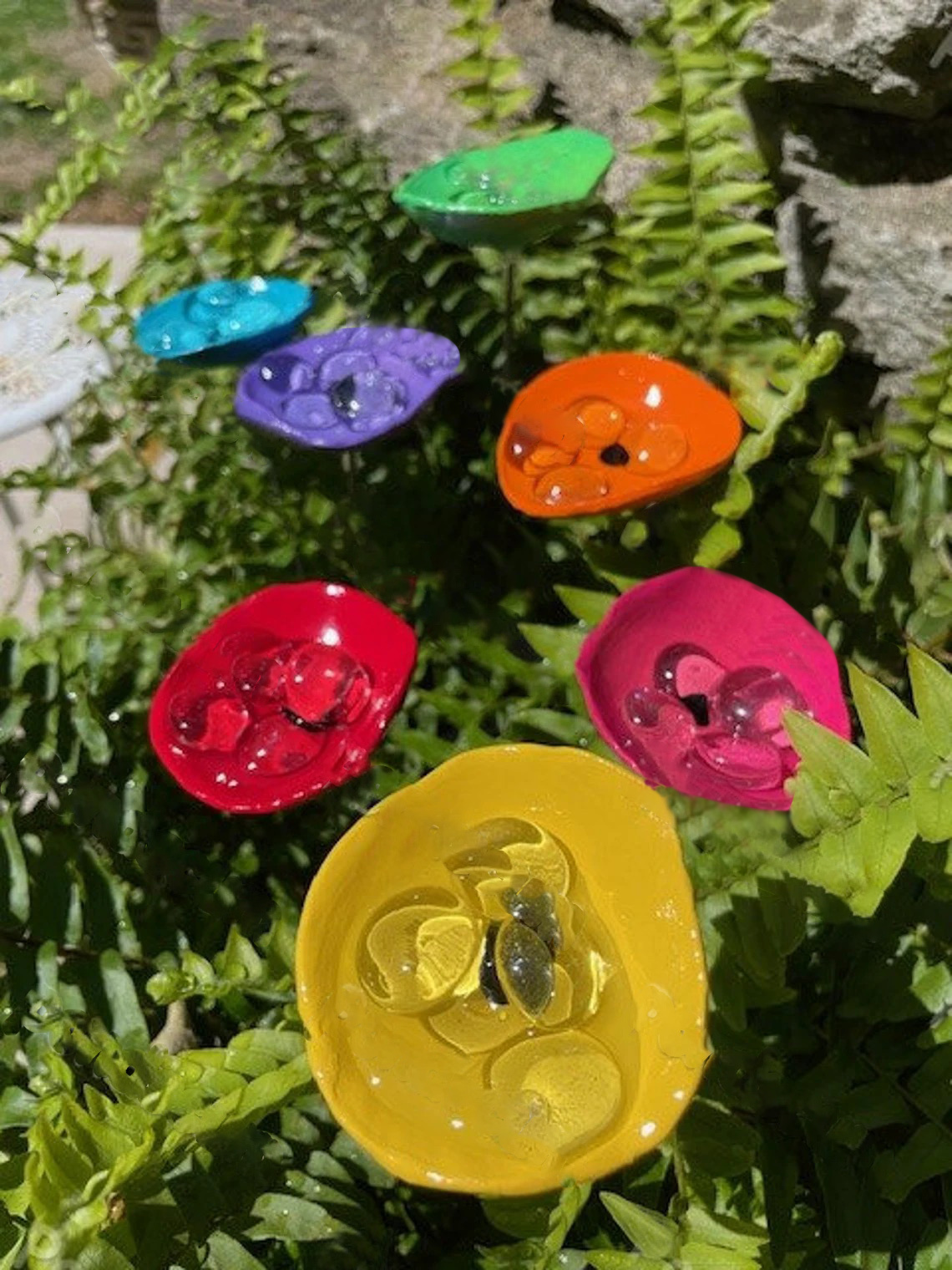 Poppy Flower Pot Cluster