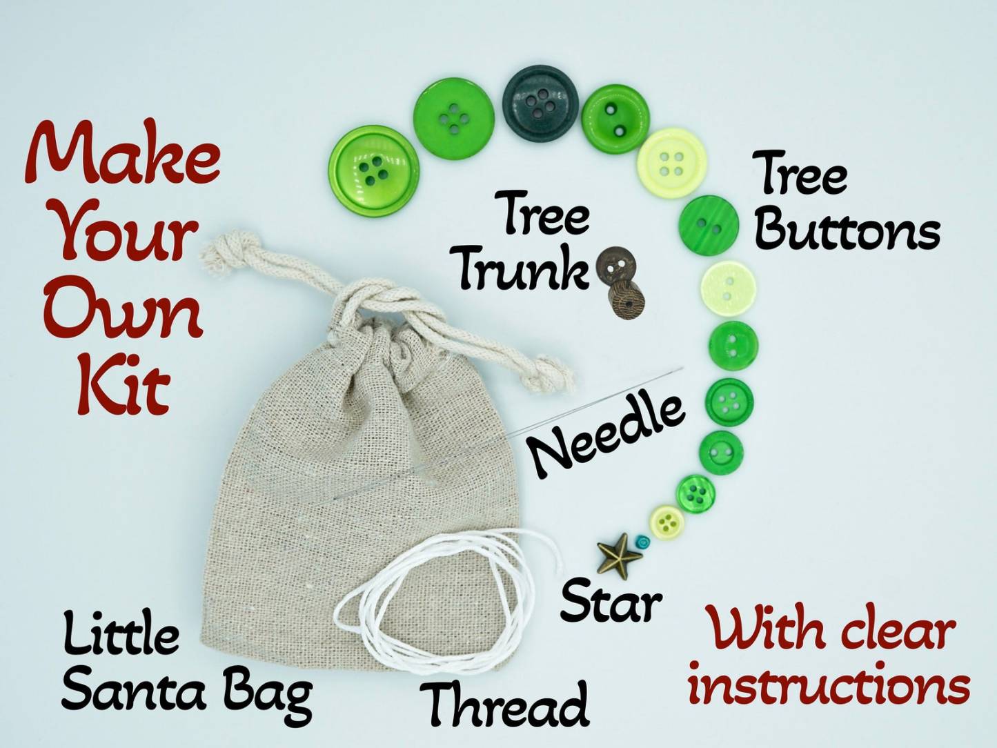 Button Christmas Tree Decoration