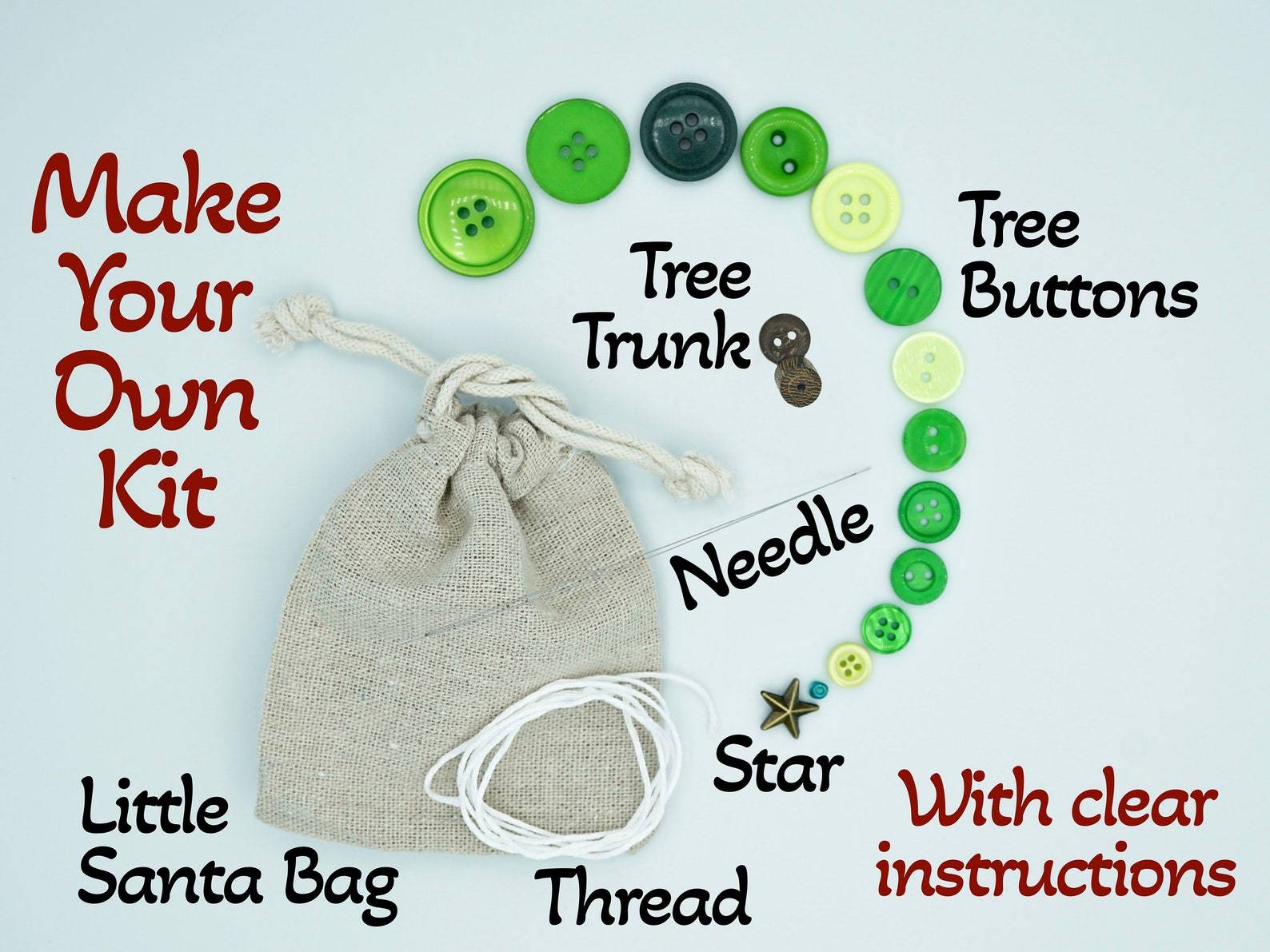 Button Christmas Tree Decoration