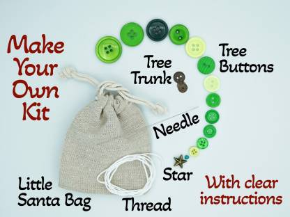 Button Christmas Tree Decoration