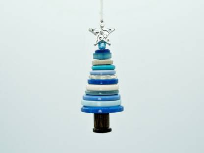 Button Christmas Tree Decoration