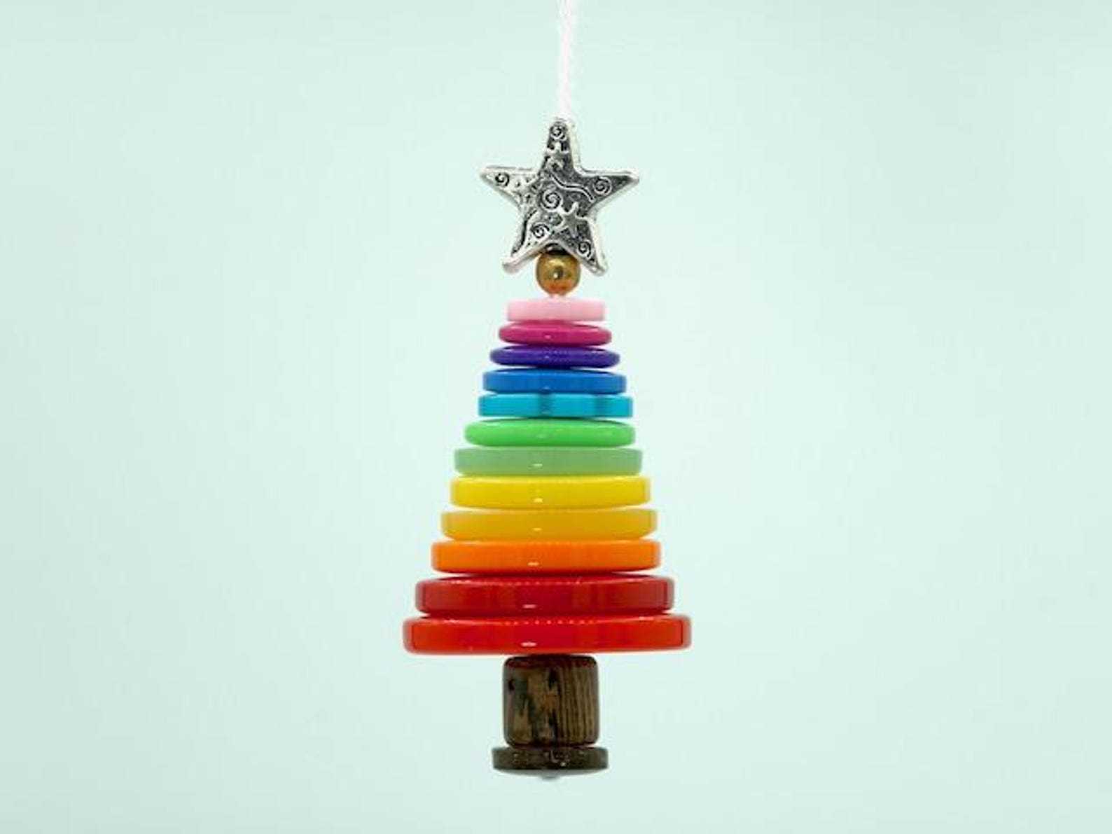 Button Christmas Tree Decoration