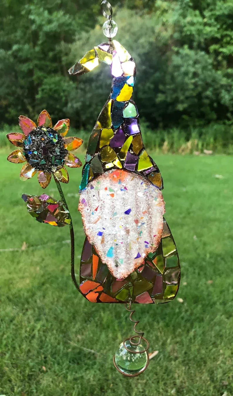 Gnome SunCatcher.. garden gnome