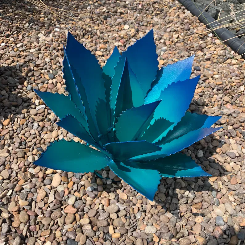 Decorative Metal Agave (Cupreate) - Garden Art