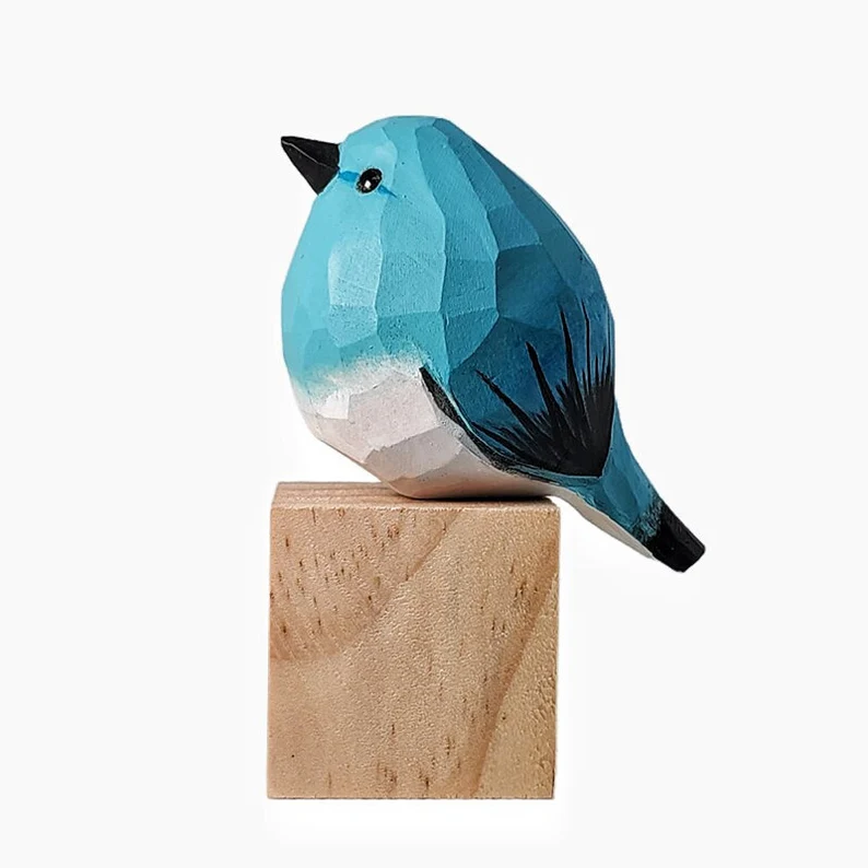 Woodcarving Bird | Woodcarving Art | Hand-painted Art