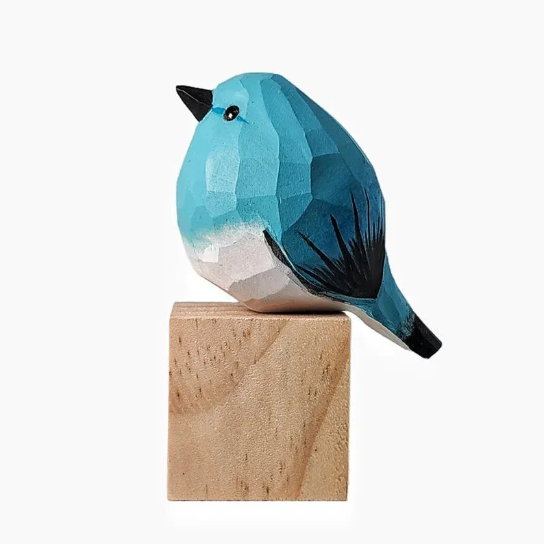 Woodcarving Bird | Woodcarving Art | Hand-painted Art
