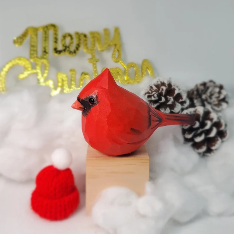 Woodcarving Bird | Woodcarving Art | Hand-painted Art