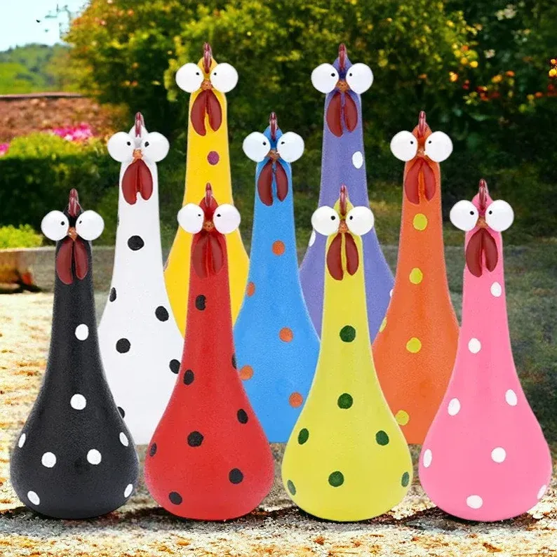 Potiwell Funny Silly Chicken Garden Decoration (Limit discounts)