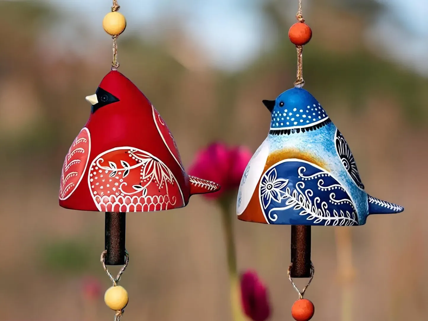 🐦Vintage bird wind chimes